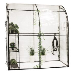 Vægdrivhus plast 215 x 100 x 200 cm